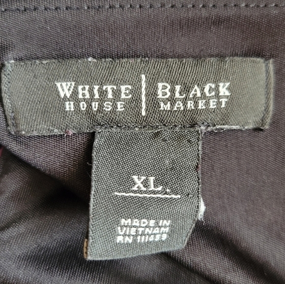 WHBM Striped Soft Knit Shift Dress Size XL - Picture 4 of 4